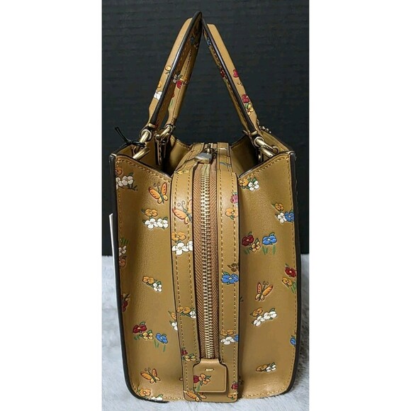 COACH X DISNEY ROGUE 25 MICKEY MOUSE & FRIENDS BAG *PLUS WALLET -HONEY BROWN NWT - Picture 8 of 16